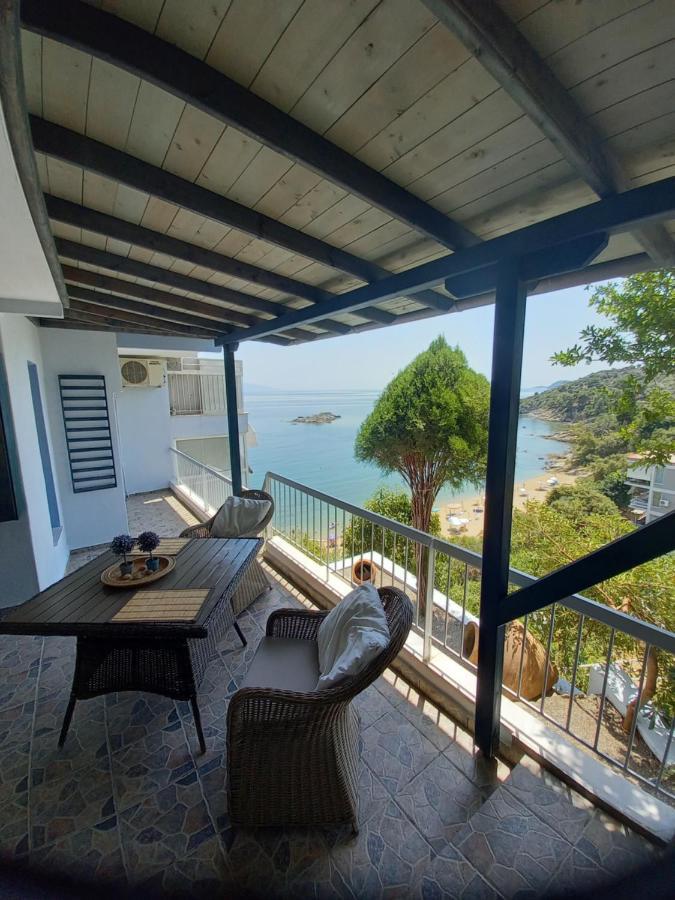 Appartement Balcony By The Sea à PalaiónTsiflíkion Extérieur photo