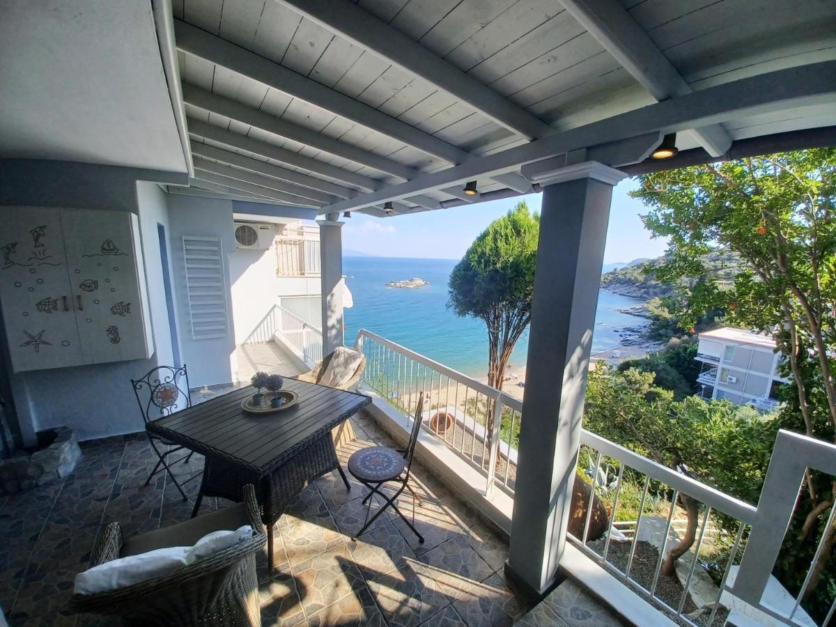 Appartement Balcony By The Sea à PalaiónTsiflíkion Extérieur photo